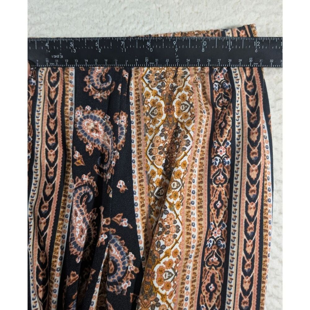 Mind Code SMALL Flared Ankle Pants Black Brown Bo… - image 4